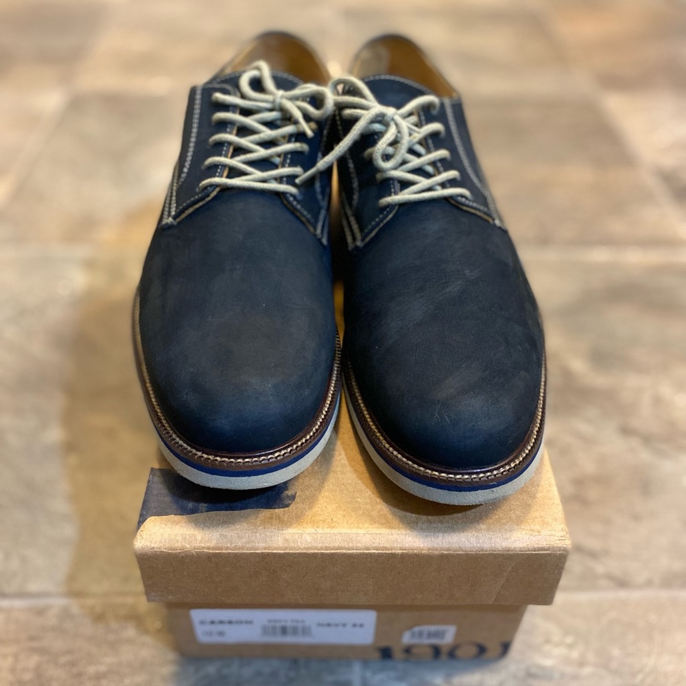 Suede Dress shoes- Navy Blue